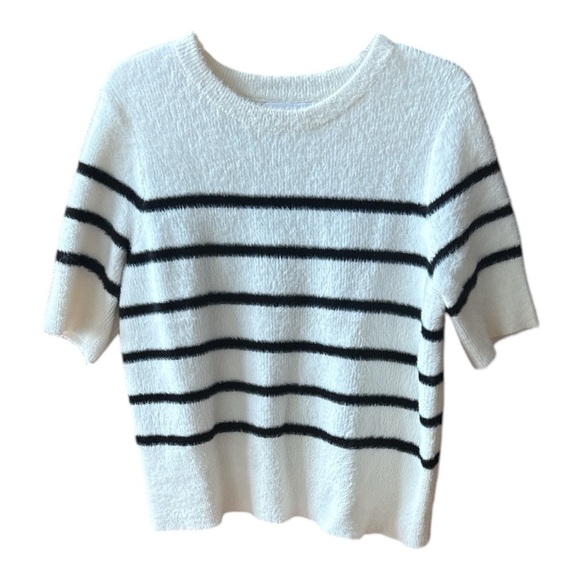 Bailey 44 Sweaters - Bailey 44 Striped Black and White Women's Sweater